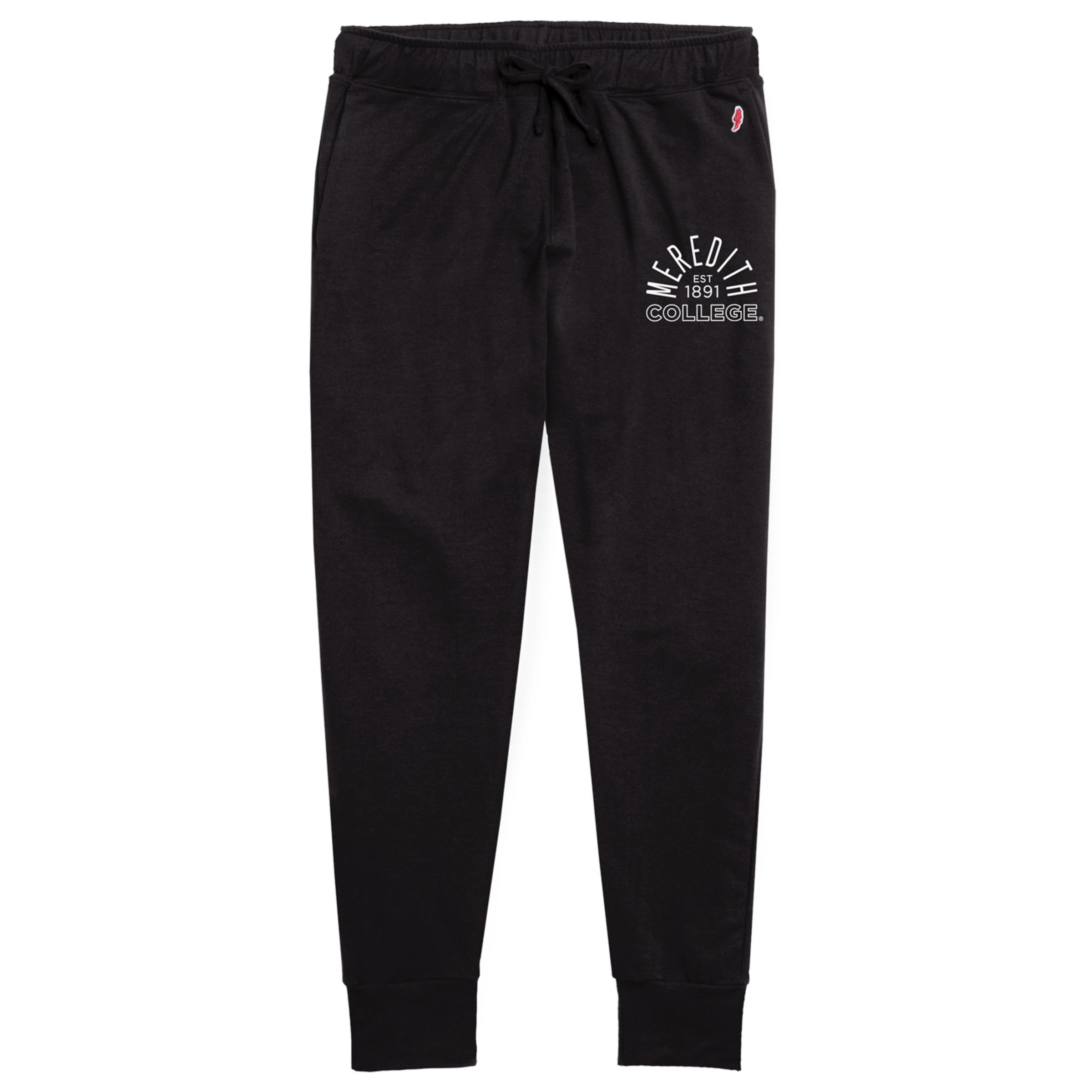 Banded Bottom Sweatpants, Charcoal, M-Wing in Circle